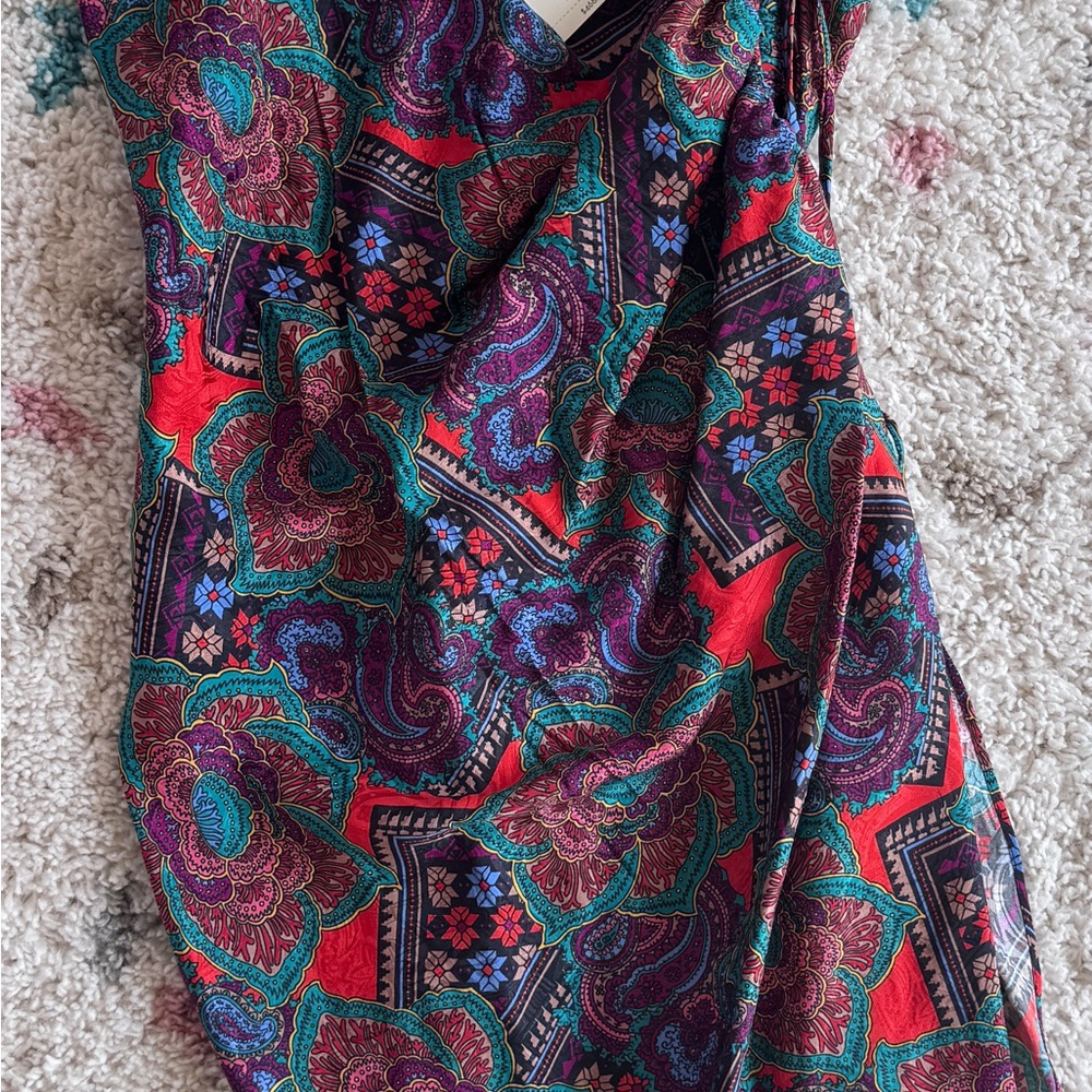 Veronica Beard Vibrant Paisley Print Dress- size 4